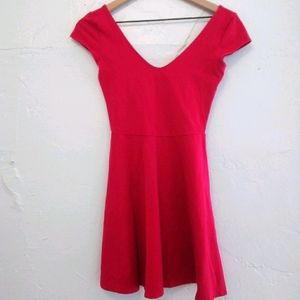 Hollister dark pink mini dress size xs